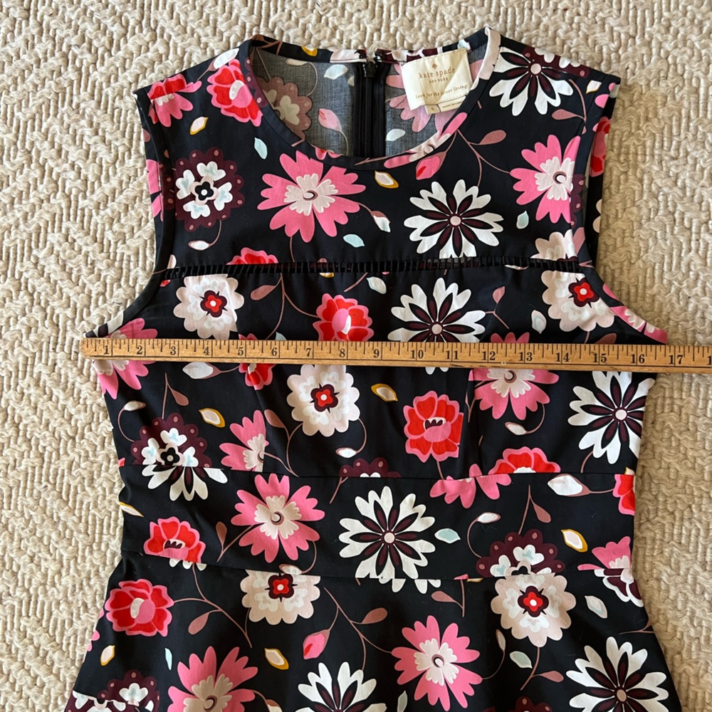 Kate Spade Casa Flora Poplin Fit and Flare - 6 - Picture 11 of 13